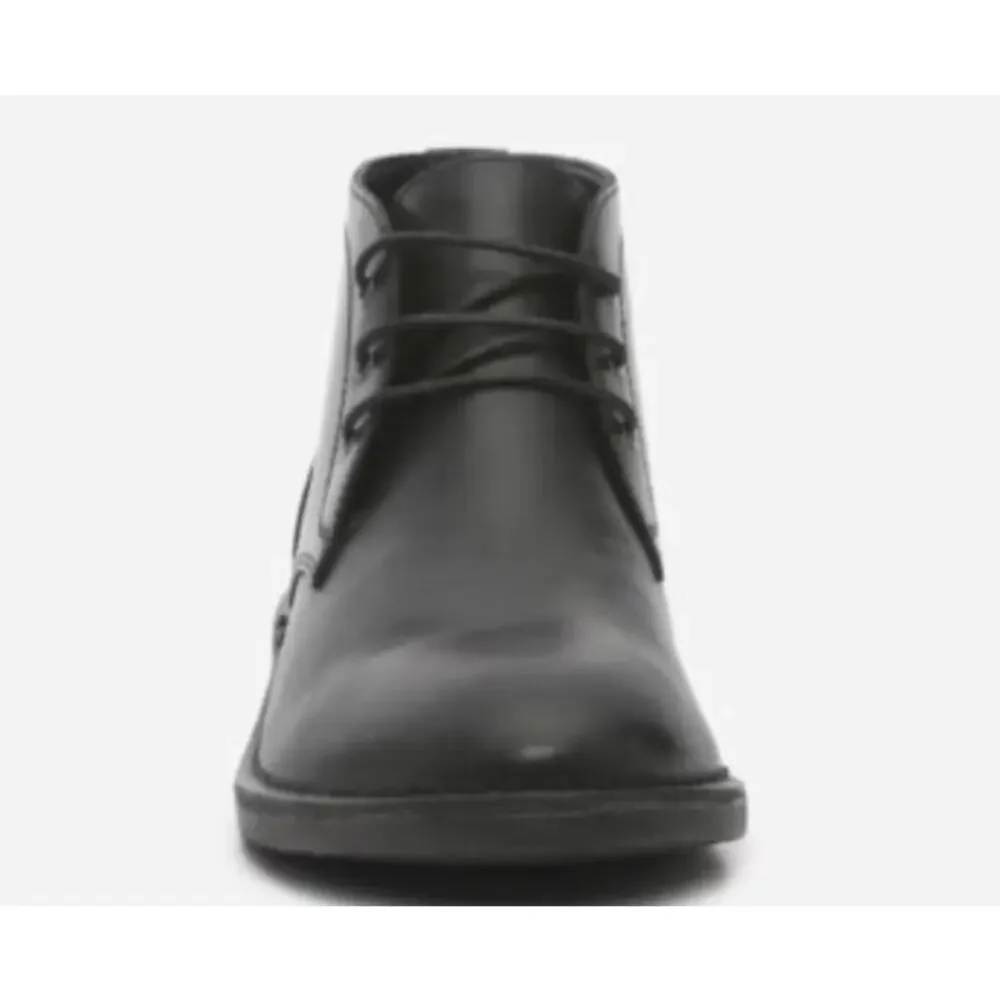 Crown Vintage Mens Casper Chukka Boots 10 Black Lace Up Oxford Leather